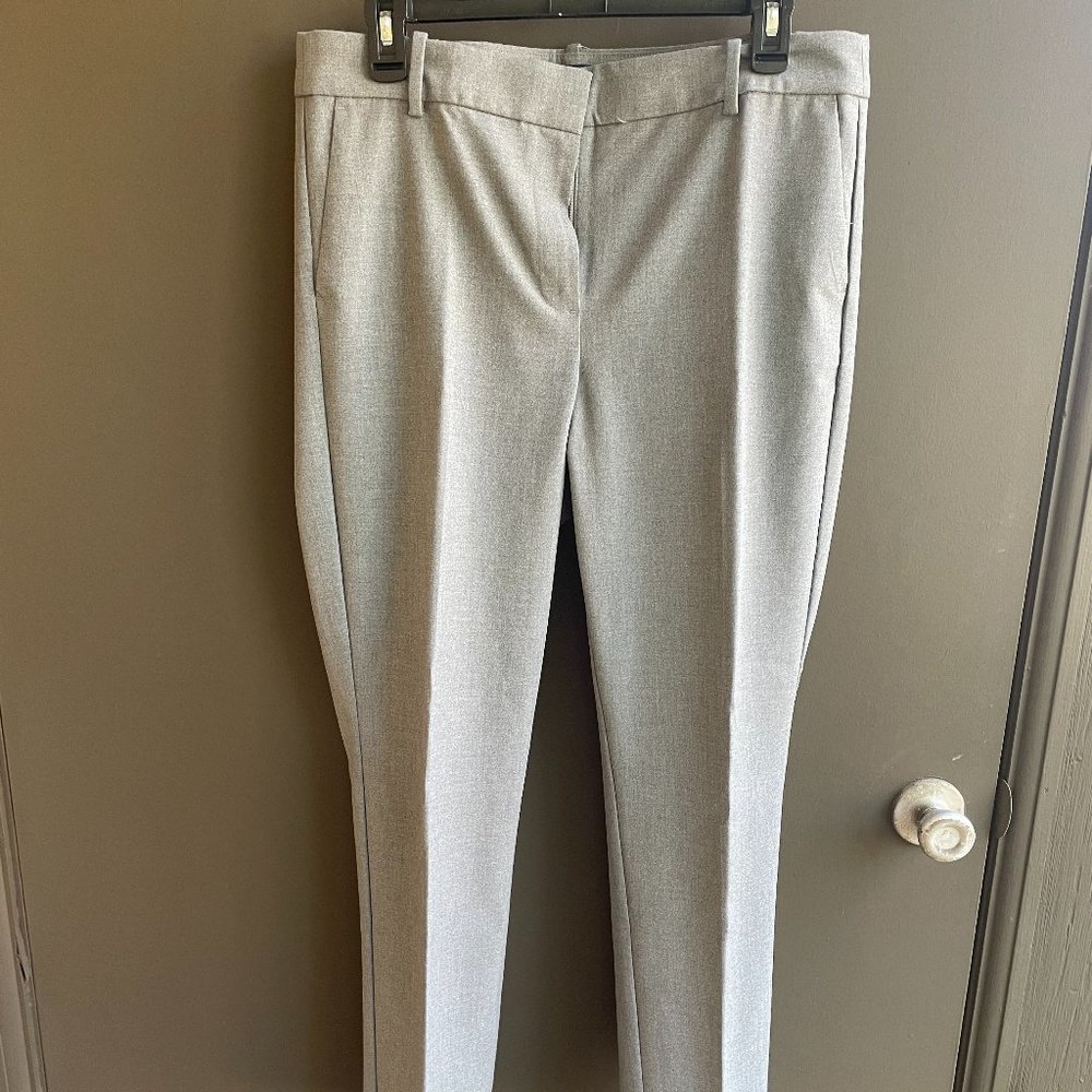 J Crew GRAY Colored Ruby Crop Pants 12